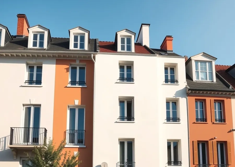 Façade rénovée par un artisan peintre à Béziers et dans ses alentours